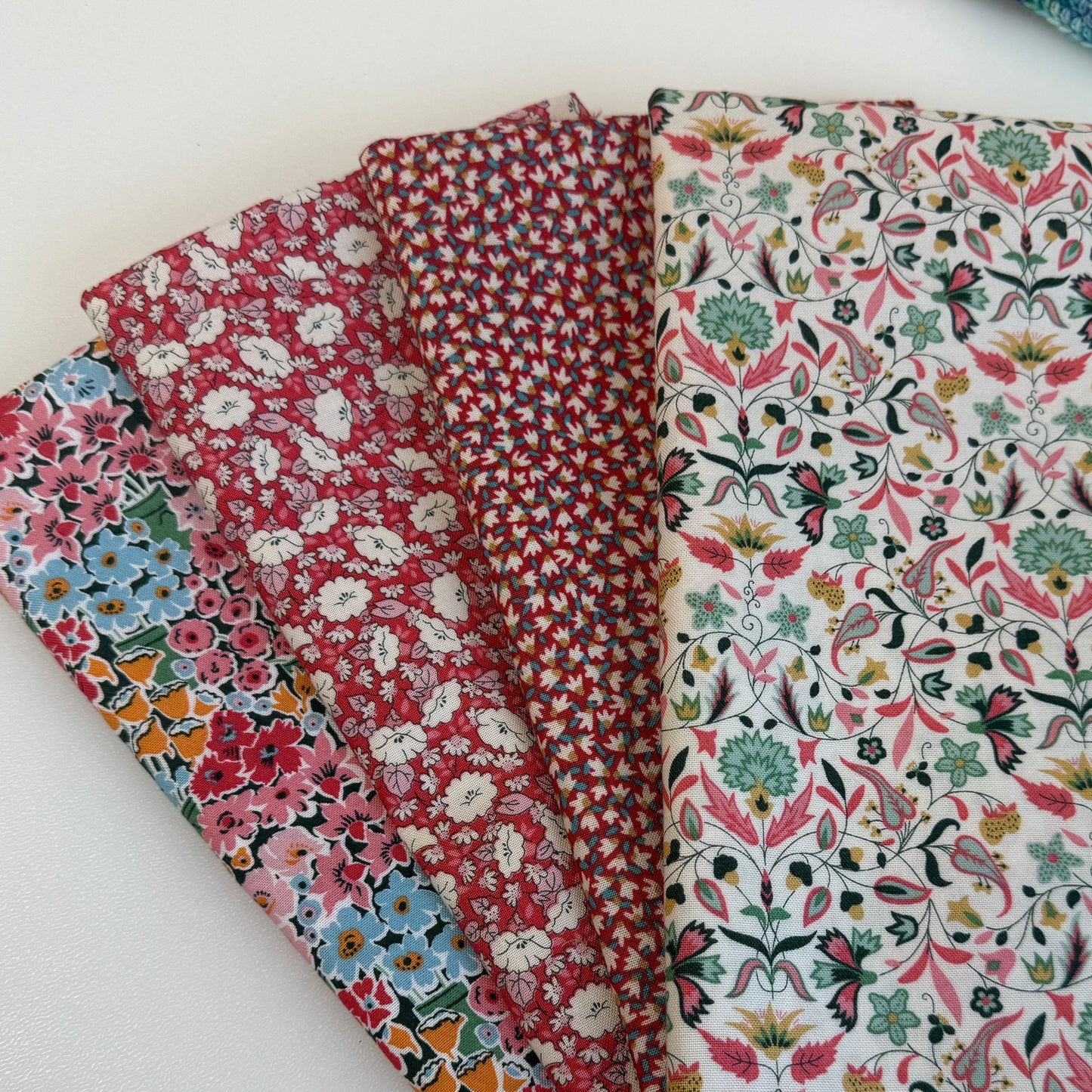 Liberty Tudor Celebration Quilters cotton Fat quarter pack (4)