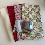 Flat bottom box bag making kit - choose your fabric