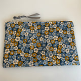 Large notions pouch handmade with Liberty fabric - Spring Flourish