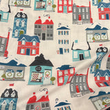 Snowy village print fabric (Contempo’s Heart and Home)