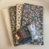 Flat bottom box bag making kit - choose your fabric