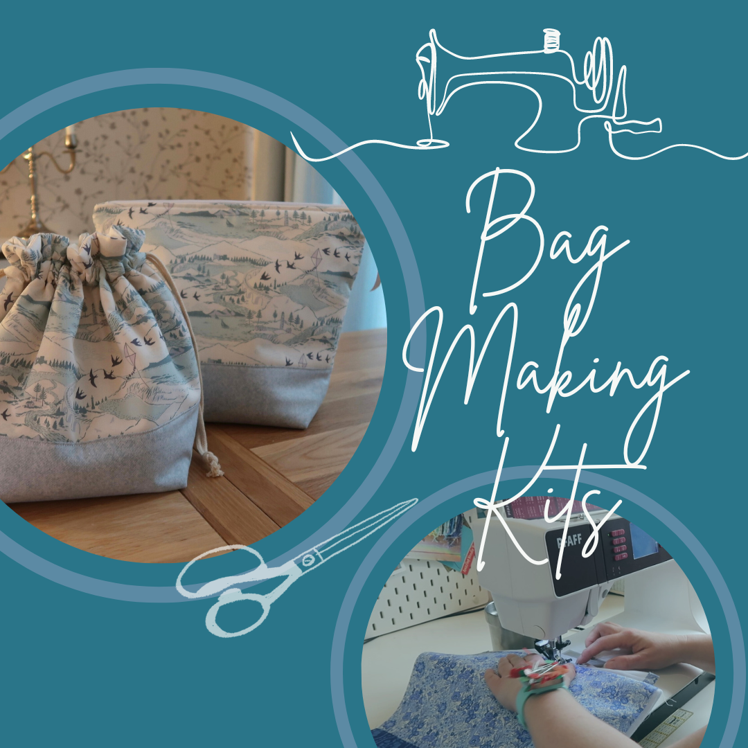 Bag Making Kit Highlands and Islands print Liberty fabric