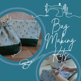 Bag Making Kit - Ice Dancing print Liberty fabric