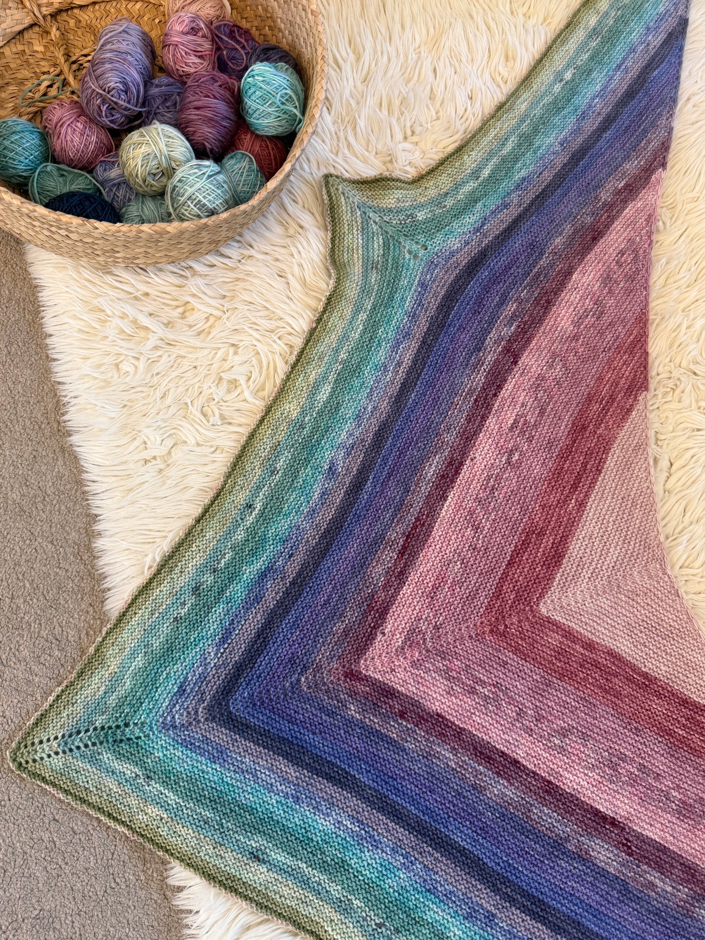 Dragon's Trove Shawl Knitting Pattern (PDF)