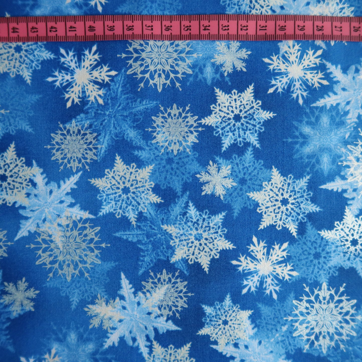 Bag Making Kit - Snowflake print fabric