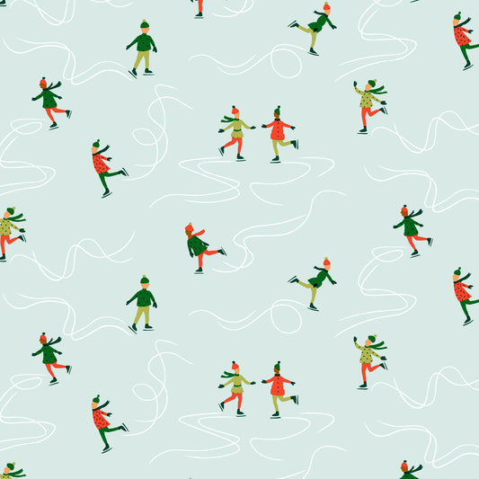 Ice Dancing (Festive Fair collection) Liberty Quilting Cotton Fabric