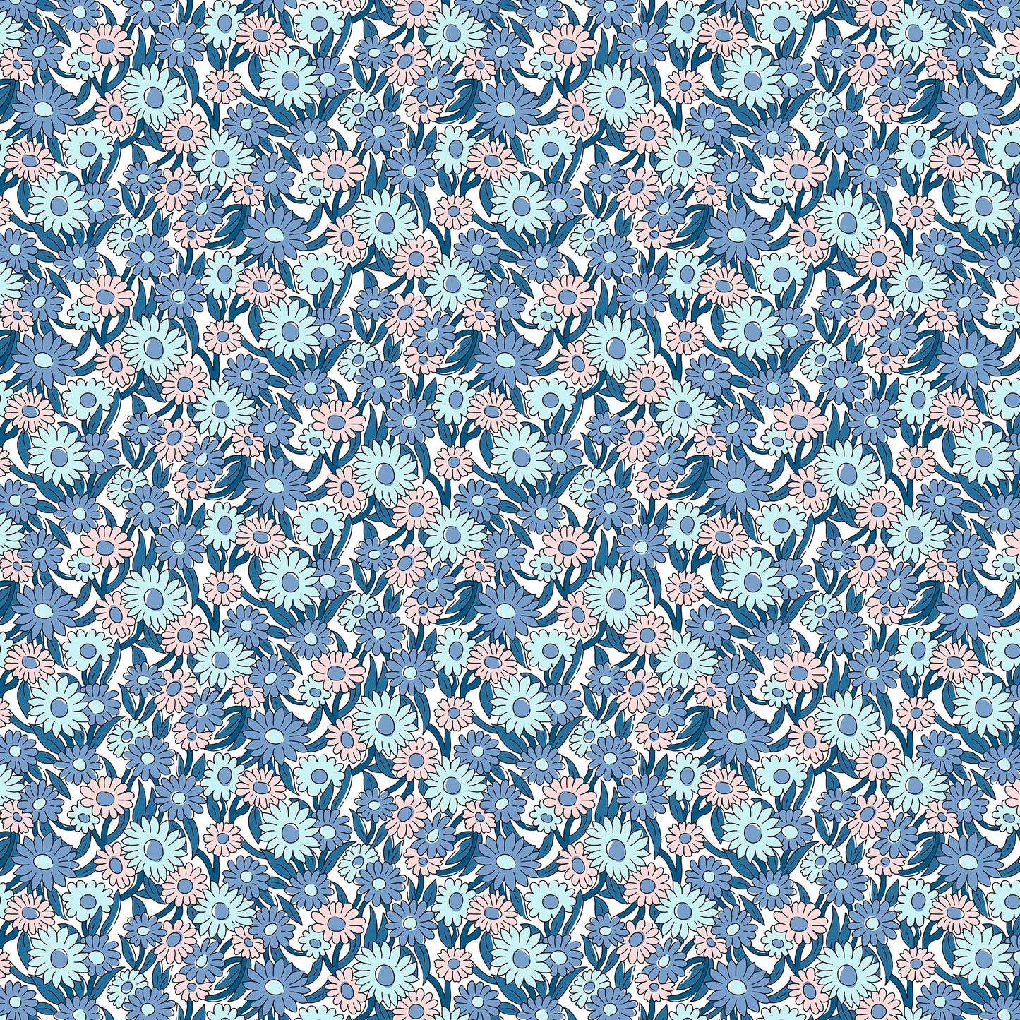 Marguerite Meadow (Heirloom 3 collection) Liberty Quilting Cotton  Fabric