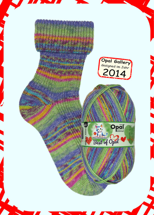 Opal The Best of Opal 8881 The Lost Candy bag- 100g 4 ply