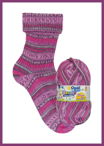 Opal Heroes 11545 Funny Flatterflug -  100g 4 ply