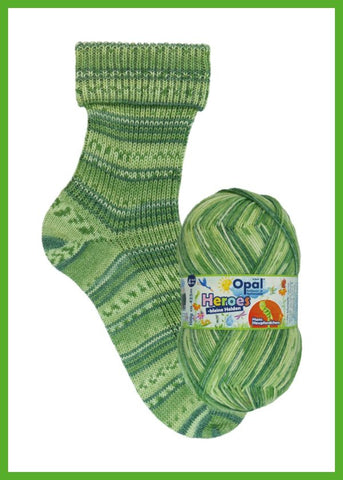 Opal Heroes 11547 Hans  Heupferdchen - 100g 4 ply