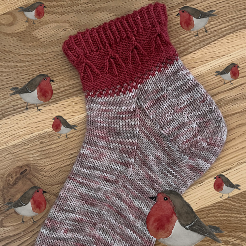 Rockin' Robin Sock pattern (PDF)