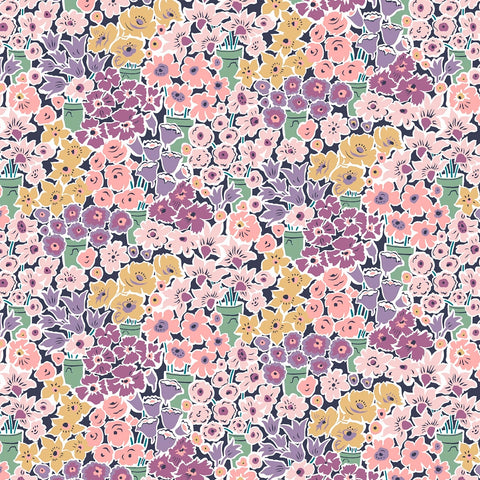Rossellie Blooms Tudor Celebration collection Liberty Quilting Cotton Fabric
