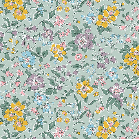 Spring Petals (Heirloom 5 collection) Liberty Quilting Cotton Fabric