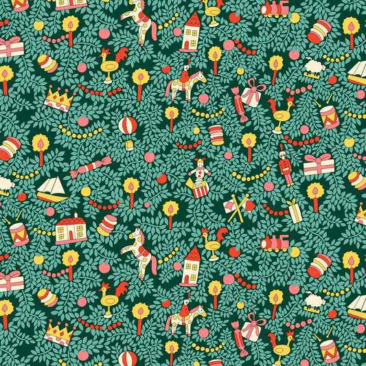 Toy Tree (Festive Fair collection) Liberty Quilting Cotton Fabric