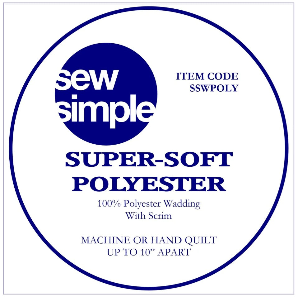 Wadding / Batting - Sew Simple Super Soft 100% Polyester