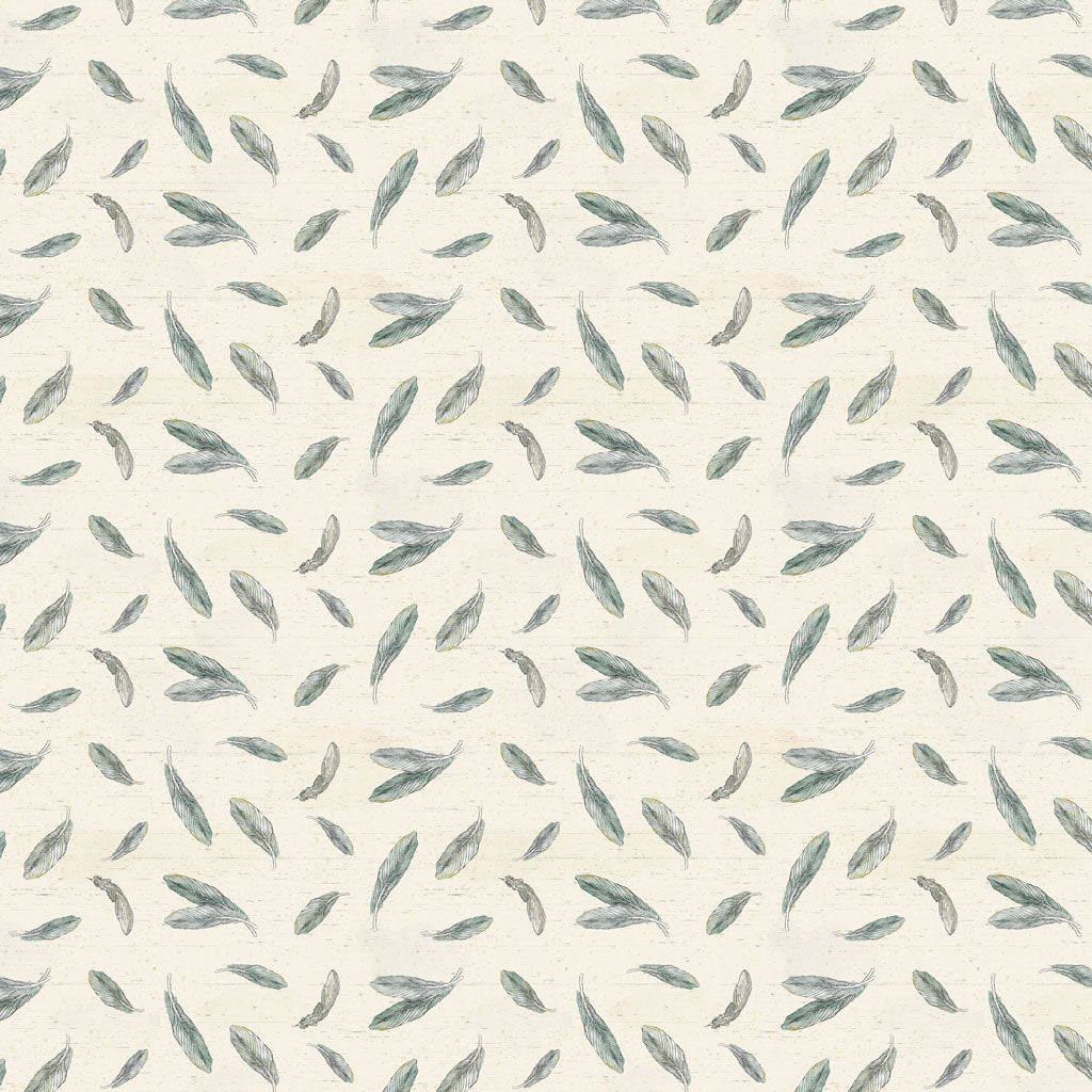 Wildwood Feathers Clothworks Quilting Cotton Fabric
