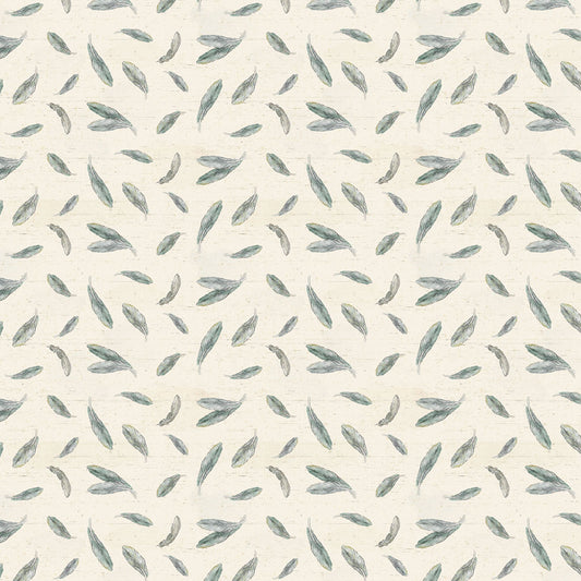 Wildwood Feathers Clothworks Quilting Cotton Fabric