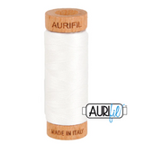 Aurifil 100% 80WT Egyptian Cotton thread (280m single spool) EPP Basics