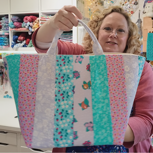 Bucket bag making kit - choose your fabric