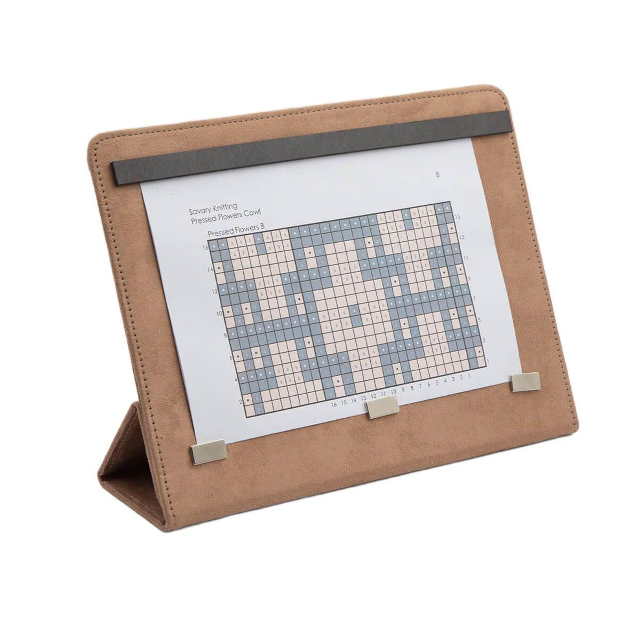 Knit Pro Clay knitting chart keeper