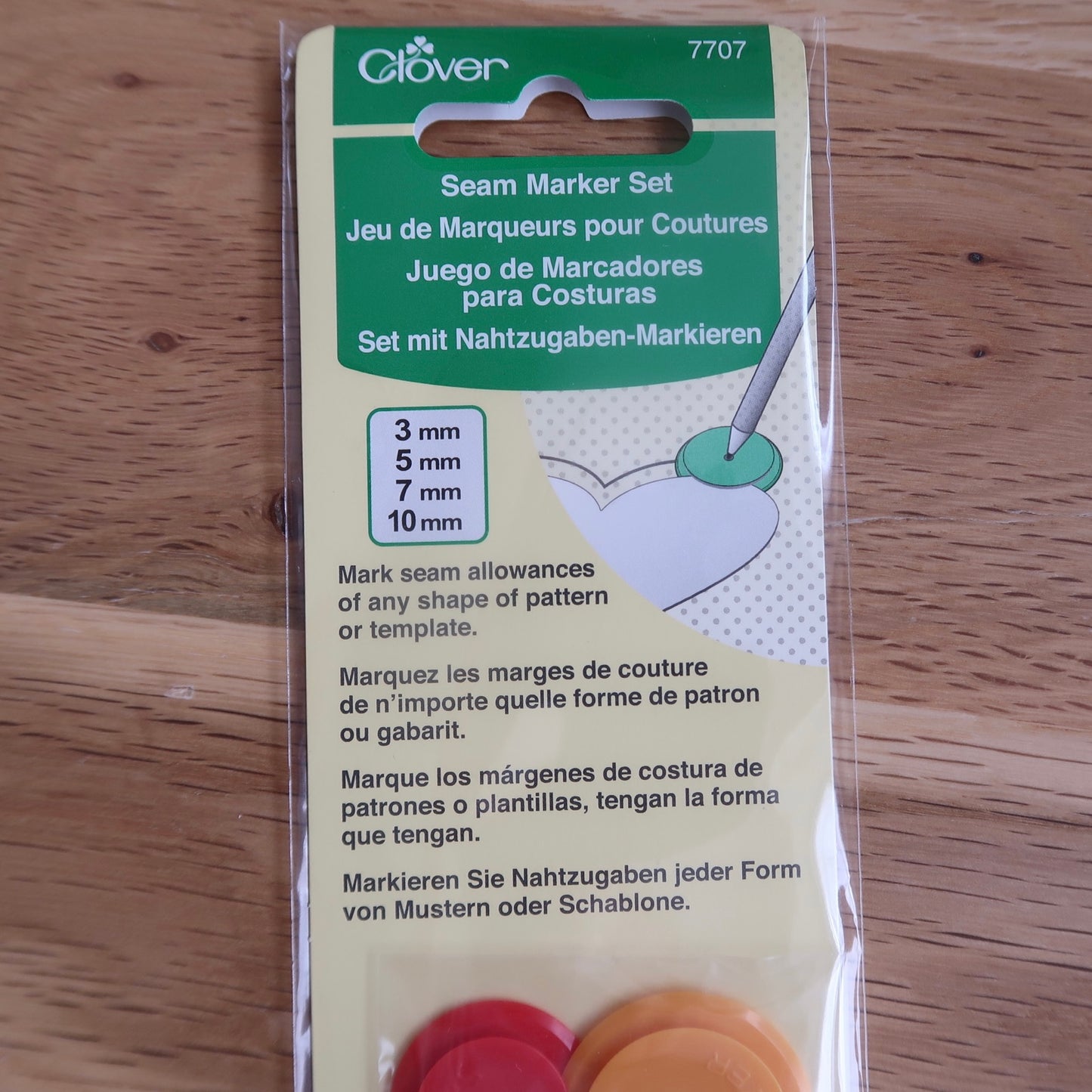 Clover Seam marker set