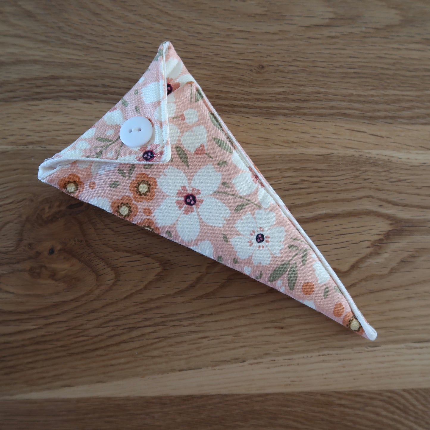 Bag Making Kit - Coral Floral print fabric