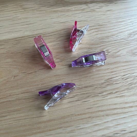 Mini sewing clips (set of 4)
