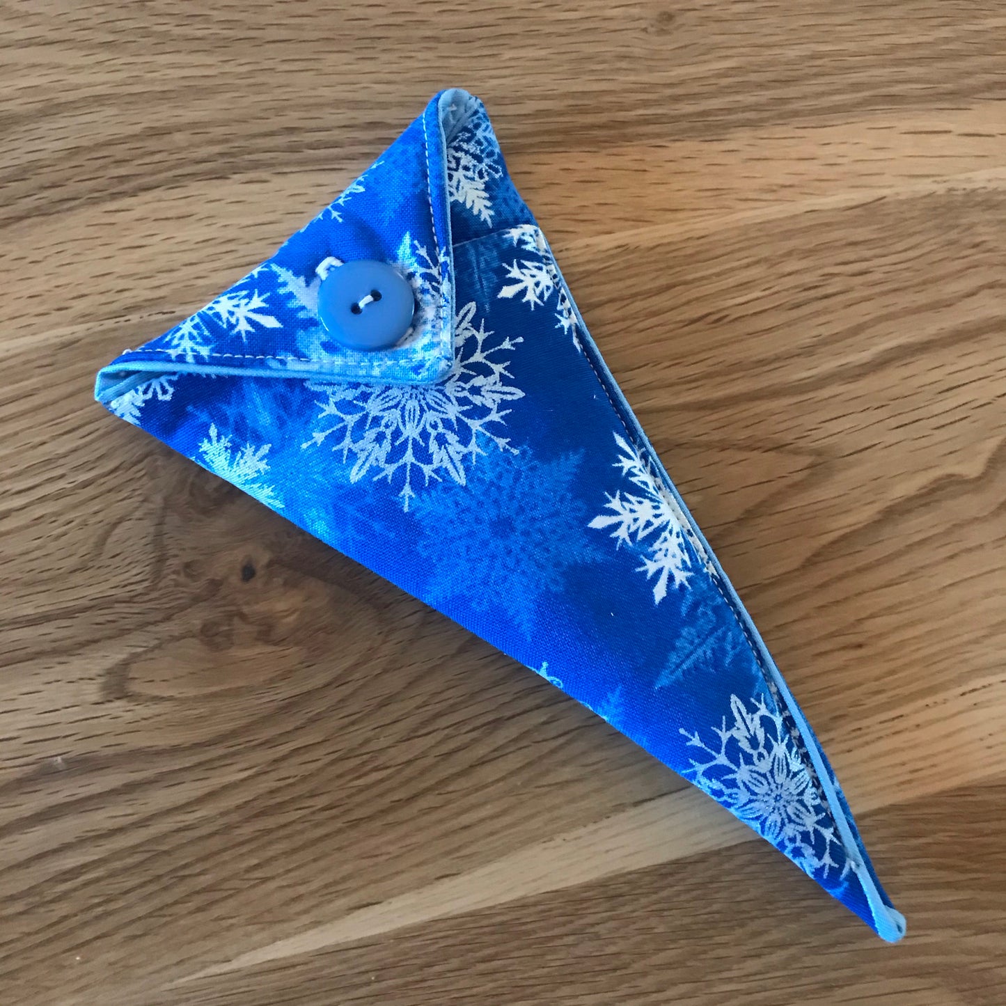 Bag Making Kit - Snowflake print fabric