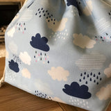 Bag Making Kit - Cloud print fabric