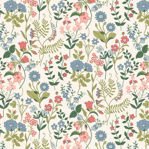 Lola Scatter (Botanists walk collection) Liberty Quilting Cotton Fabric