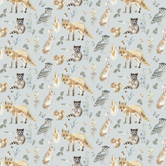 Wildwood Animals Clothworks Quilting Cotton Fabric