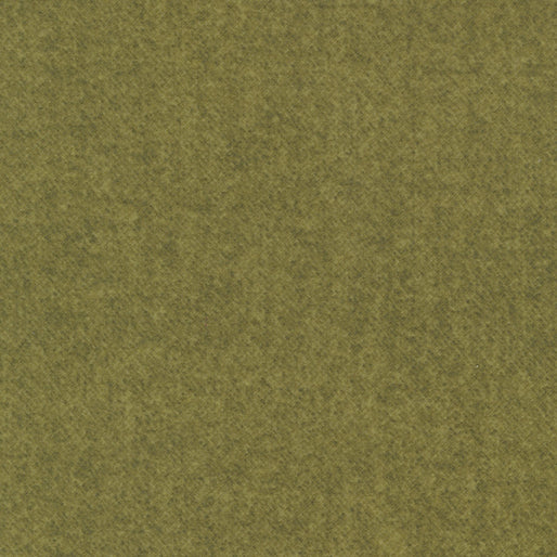Green brushed cotton