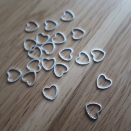 Heart Stitch markers (set of 20)