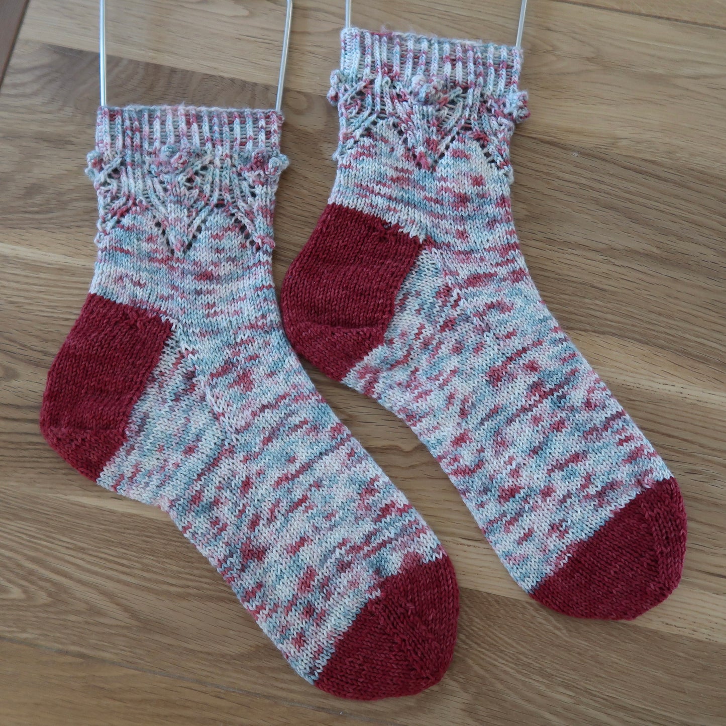 Mistletoe Kisses Sock Pattern (PDF)