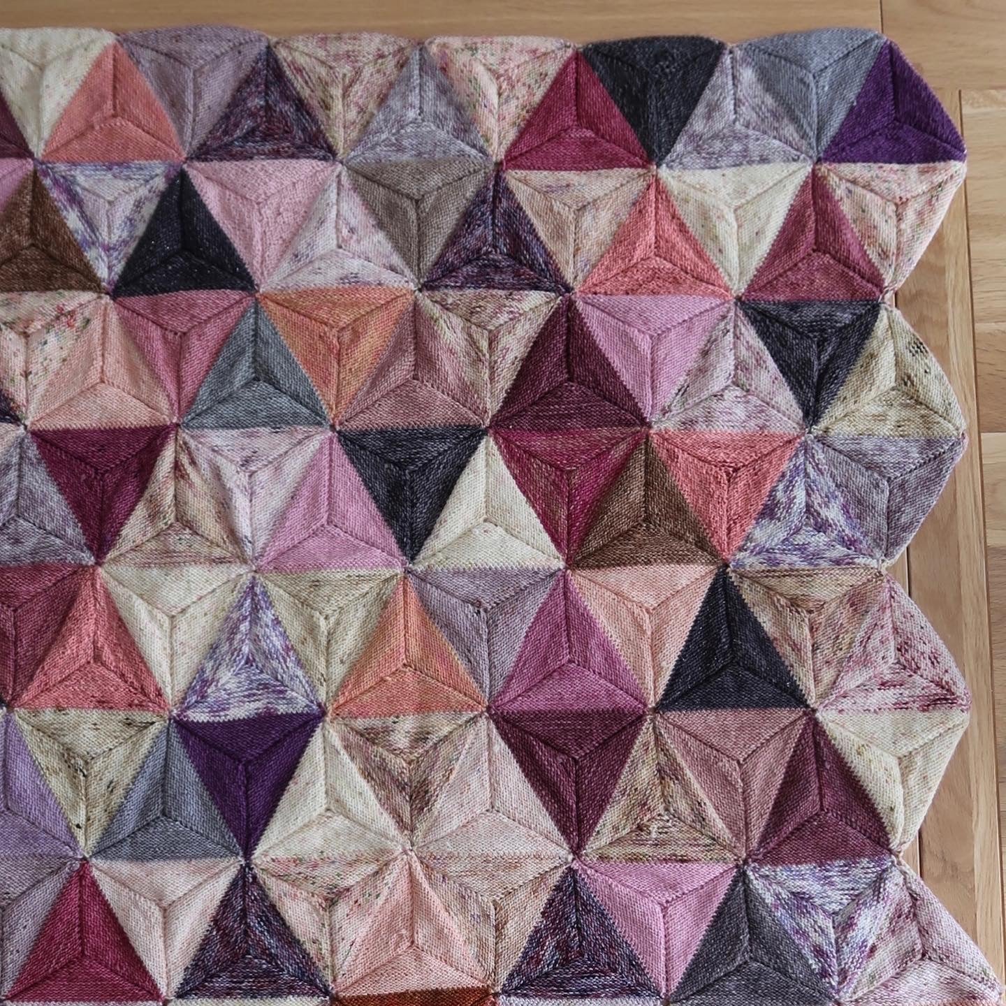 Triangulum Blanket and Cowl Pattern (PDF)