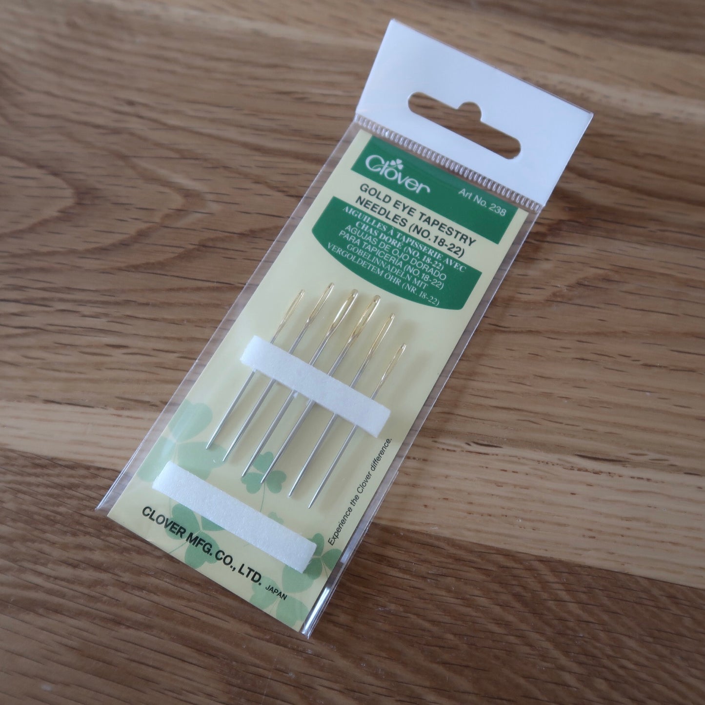 Clover Gold Eye Tapestry Needles