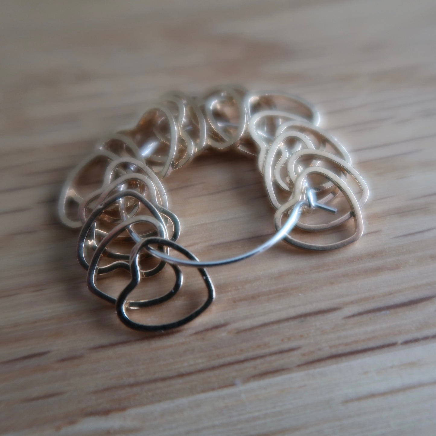 Heart Stitch markers (set of 20)