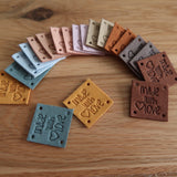 Made with Love Faux Leather Tags (set of 20) Small