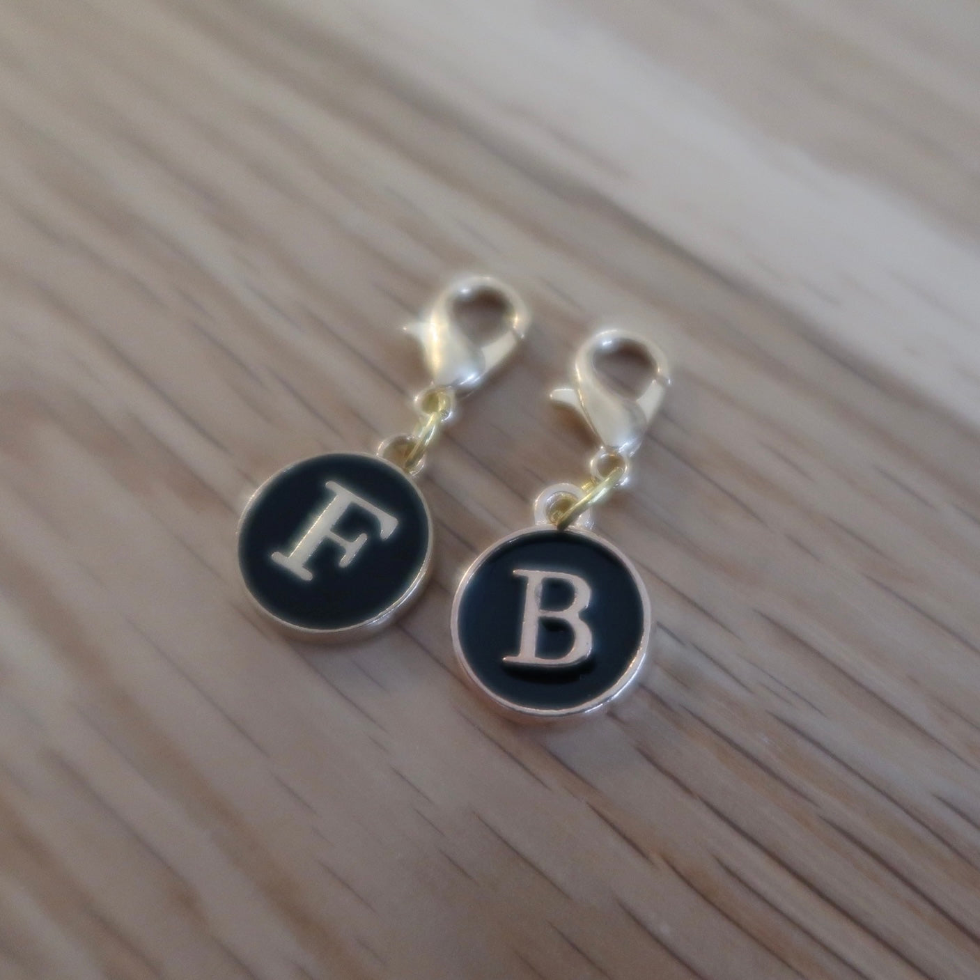 Enamel Front and Back progress keepers (set of 2)