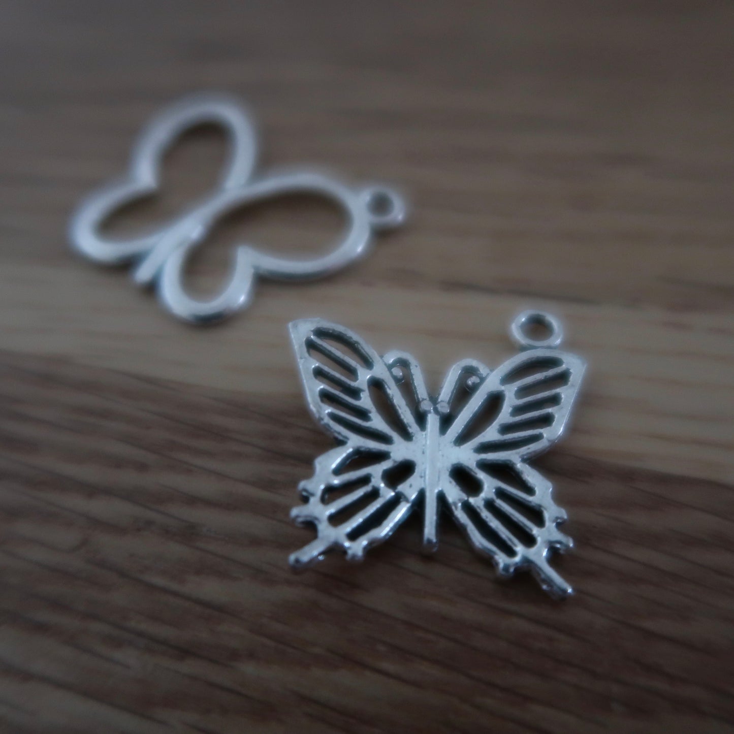 Butterfly stitch markers or progress keepers (set of 2)
