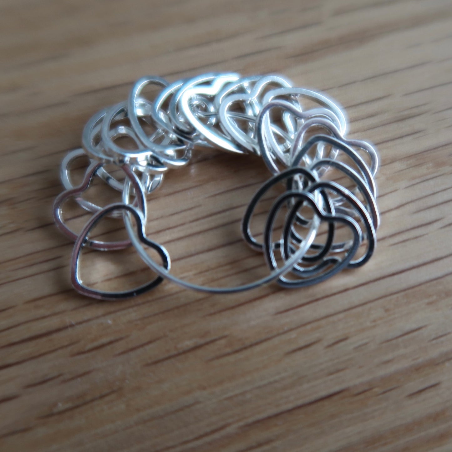 Heart Stitch markers (set of 20)