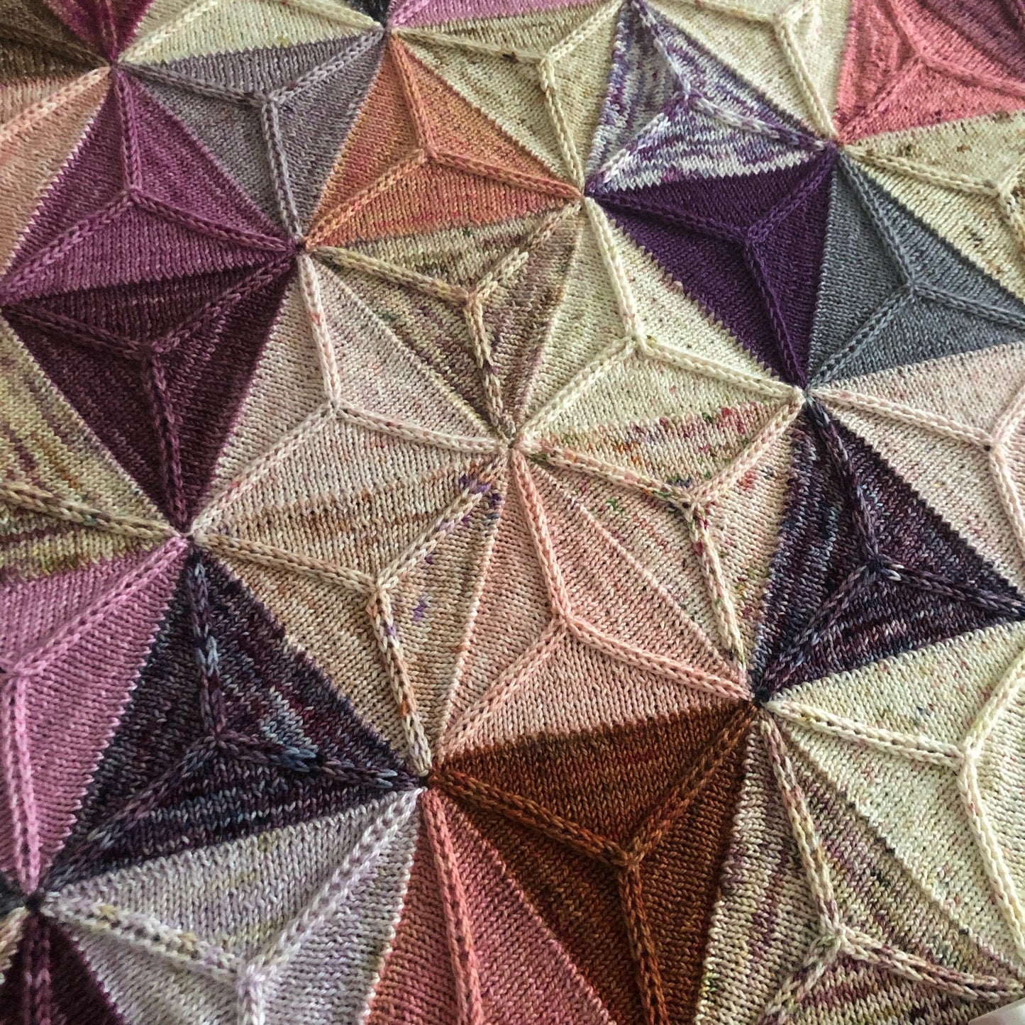 Triangulum Blanket and Cowl Pattern (PDF)