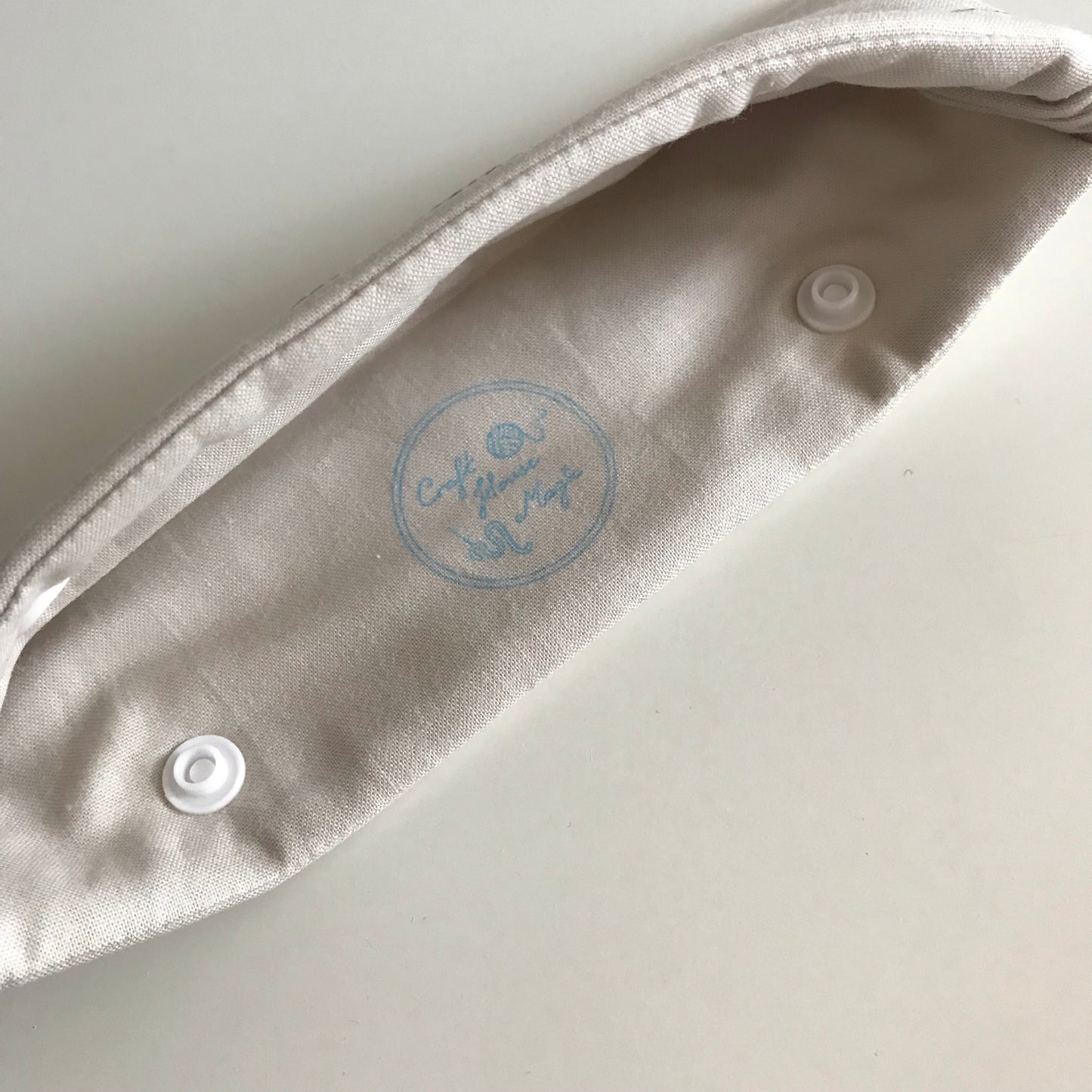 Blue Heart applique DPN case / cosy