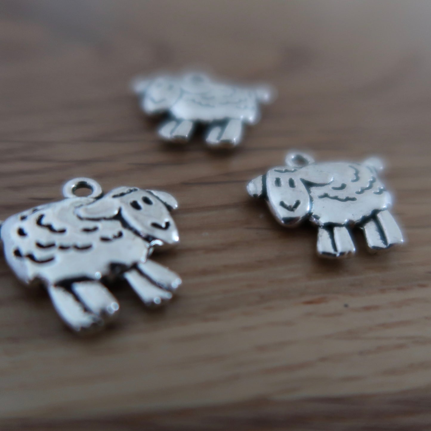 Sheep stitch markers or progress keepers (set of 3)