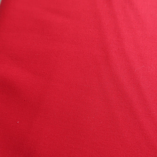 Cherry Red Solid Fabric