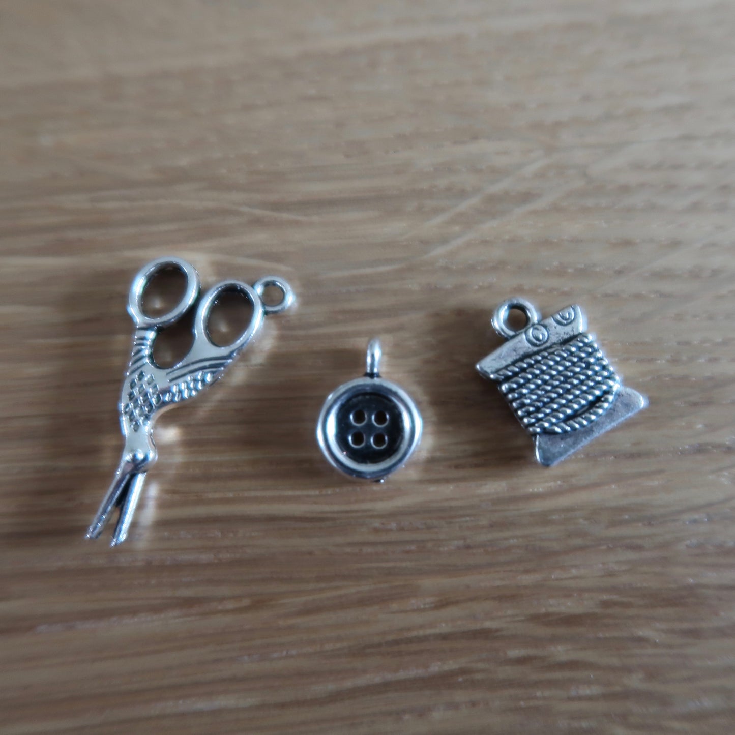 Sewing inspired stitch markers or progress keepers (set of 3)