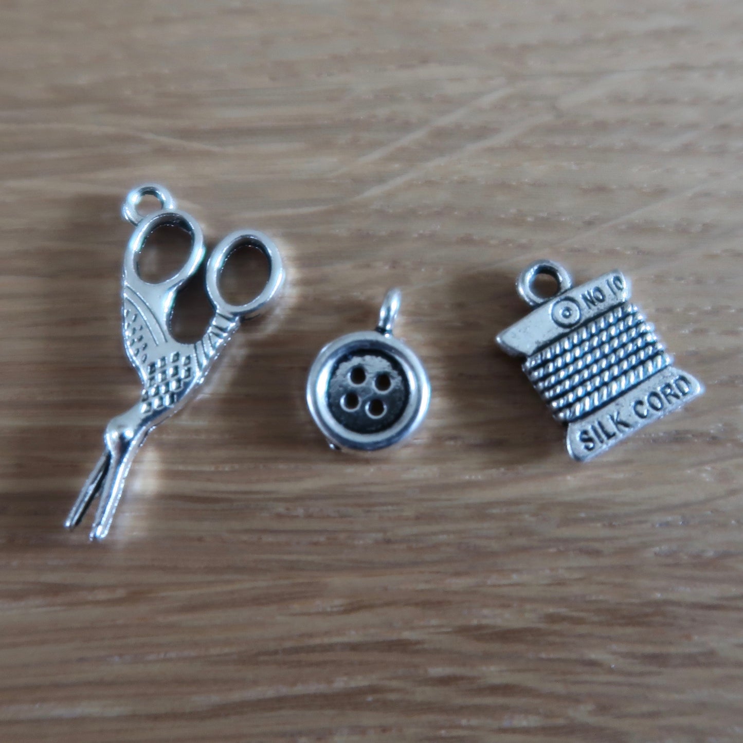 Sewing inspired stitch markers or progress keepers (set of 3)