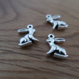 Hare stitch markers or progress keepers (set of 3)