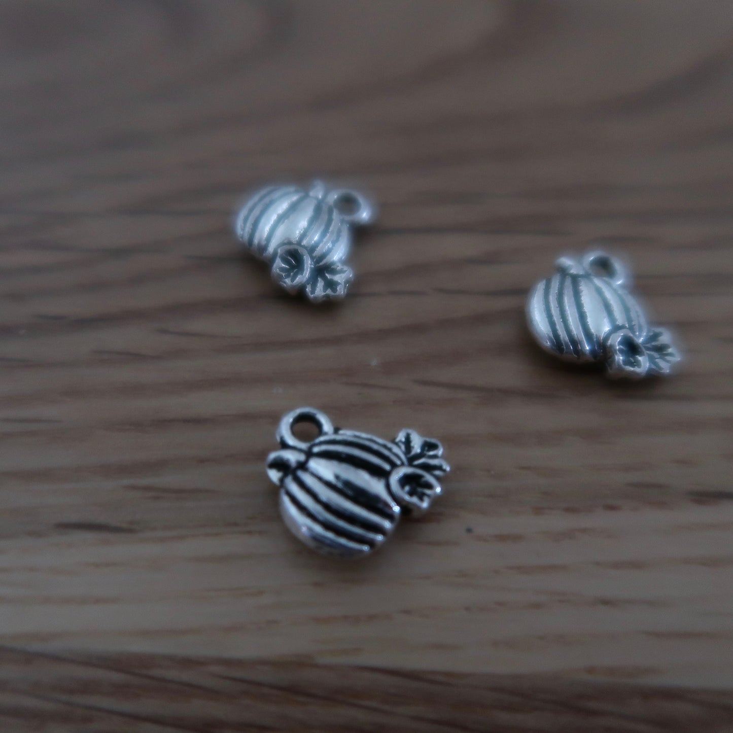 Pumpkin stitch markers or progress keepers (set of 3)