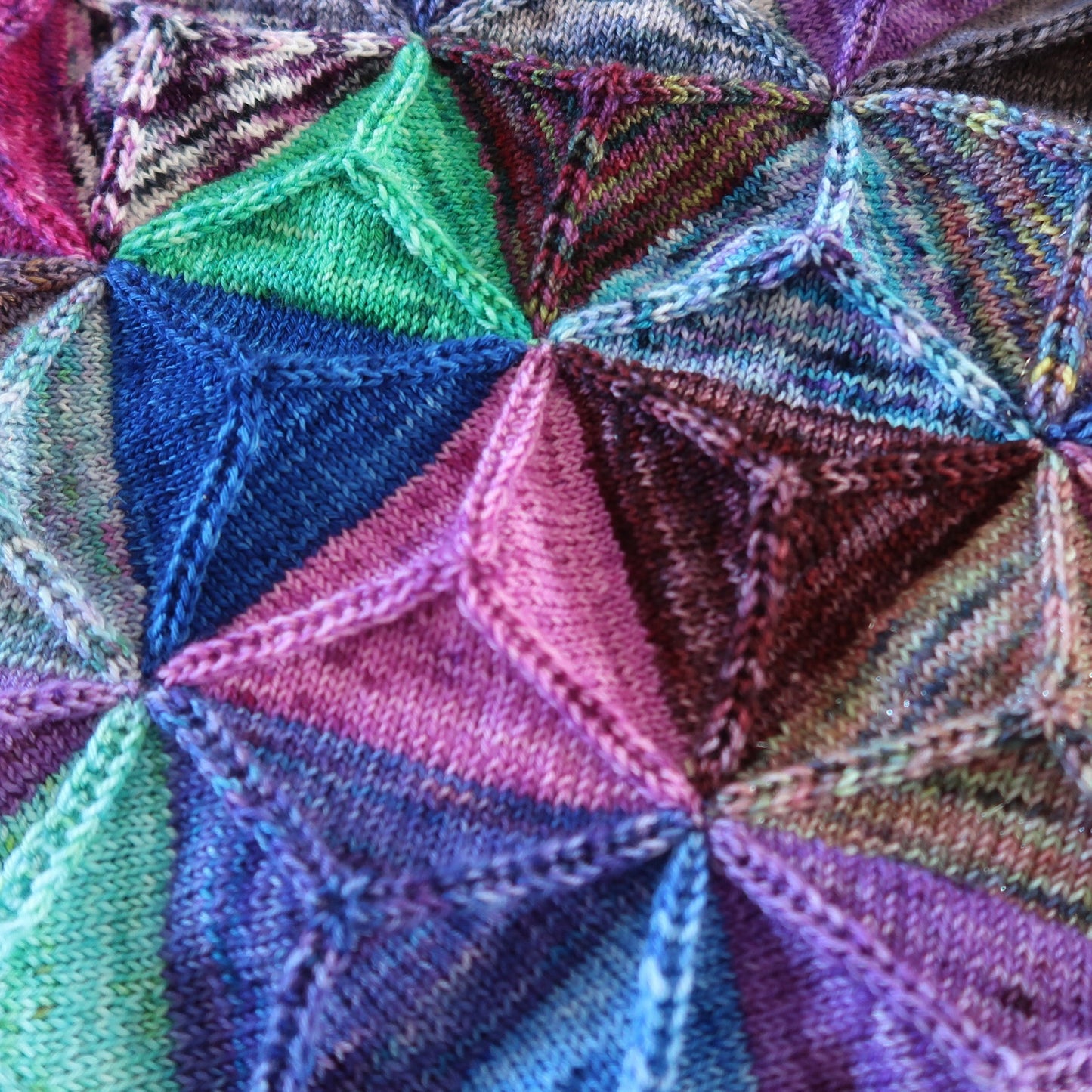 Triangulum Blanket and Cowl Pattern (PDF)